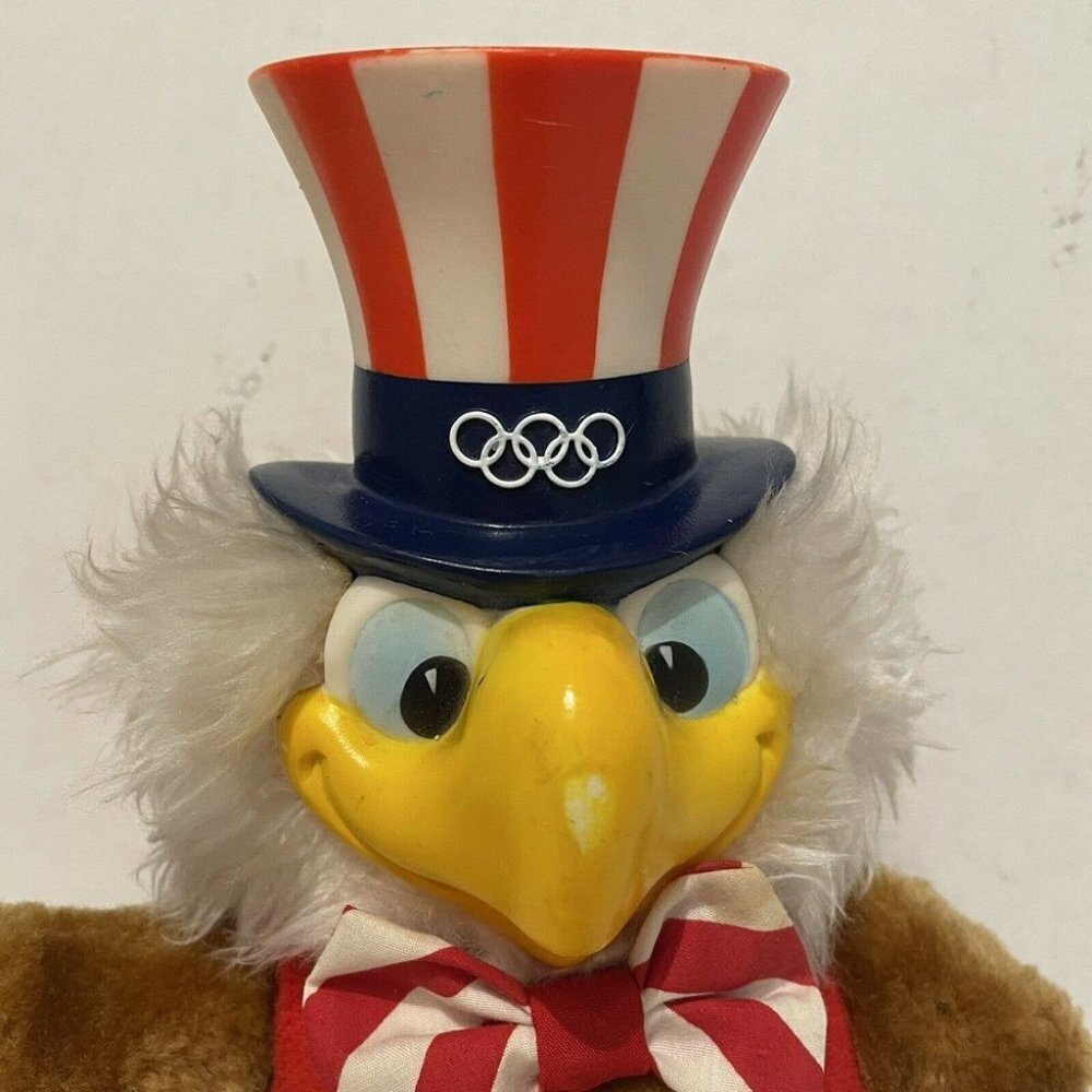 Vintage Sam The Eagle Mascot 1980-81 Olympics 10" - Picture 7 of 12